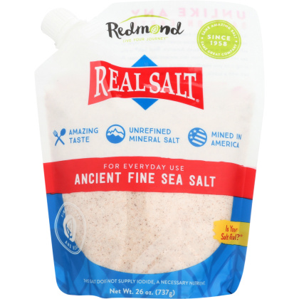 REDMOND: Realsalt Nature\'s First Sea Salt Fine Salt, 26 oz