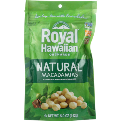 ROYAL HAWAIIAN ORCHARDS: Natural Roasted Macadamia Nuts 5 Oz, 5 oz