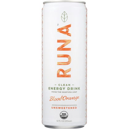 RUNA: Blood Orange Clean Energy Drink, 12 oz