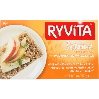 RYVITA: Crispbread Sesame Rye, 8.8 oz