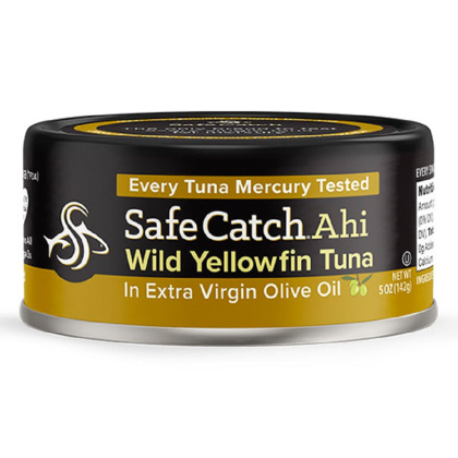 SAFECATCH: Ahi Wild Yellowfin Tuna in Extra Virgin Olive Oil, 5 oz