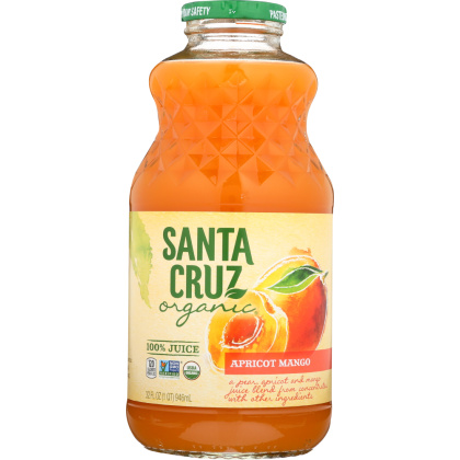 SANTA CRUZ: Organic Apricot Mango Juice, 32 oz