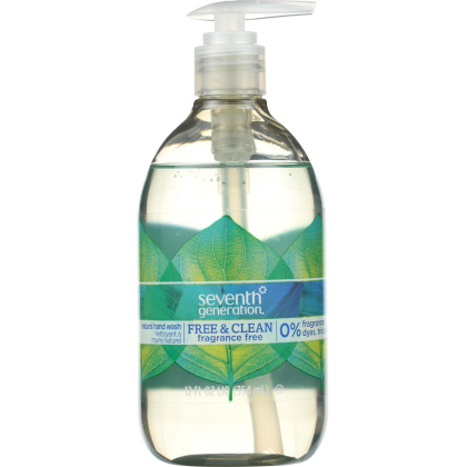 SEVENTH GENERATION: Free & Clean Fragrance Free Natural Hand Wash, 12 oz