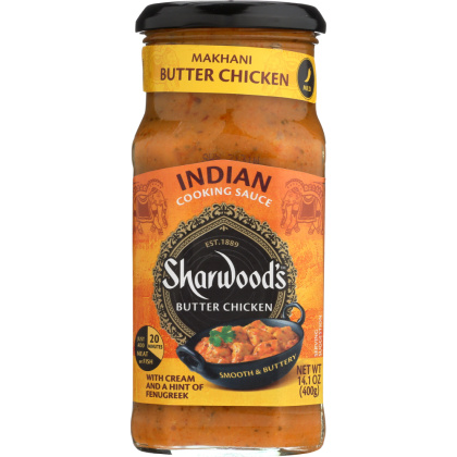 SHARWOODS: Sauce Butter Chicken Makhani, 14.1 oz