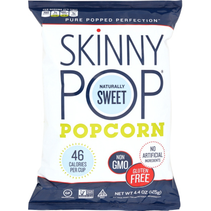 SKINNY POP: Naturally Sweet Popcorn, 4.4 oz