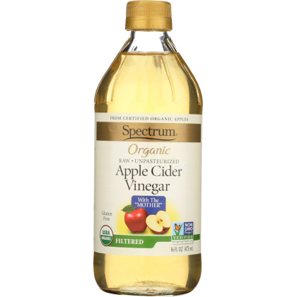 SPECTRUM NATURALS: Vinegar Apple Cider Filtered, 16 oz