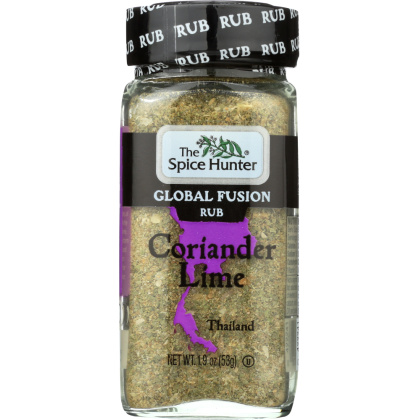 SPICE HUNTER: Global Fusion Rub Coriander Lime, 1.9 oz