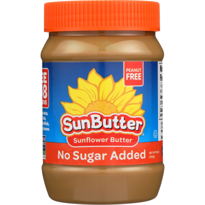 SUN BUTTER: No Sugar Added Natural Sunflower Seed Spread, 16 oz