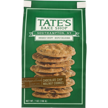 TATE\'S BAKE SHOP: Chocolate Chip Walnut Cookies, 7 oz