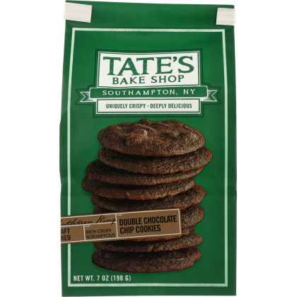 Tate\'s Bake Shop Double Chocolate Chip Cookies, 7 Oz