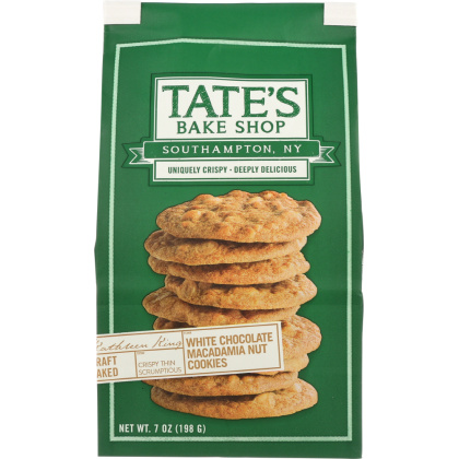 TATE\'S BAKE SHOP: White Chocolate Macadamia Nut Cookies, 7 oz