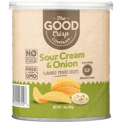 THE GOOD CRISP COMPANY: CRISP SOUR CRM ONION SNGL (1.600 OZ)
