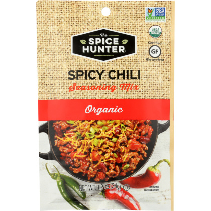 THE SPICE HUNTER: Spicy Chili Organic Seasoning Mix, 1.2 oz