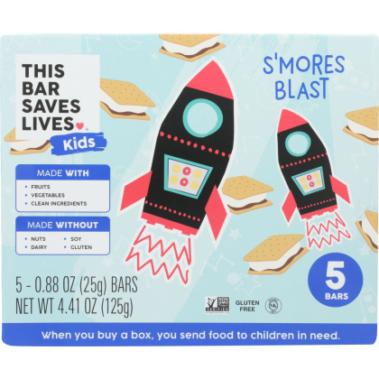 THIS BAR SAVES: Smores Blast Granola Bar, 4.41 oz