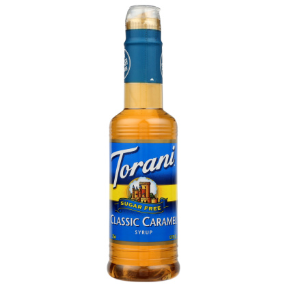 TORANI: Sugar Free Classic Caramel Flavoring Syrup, 12.7 Oz