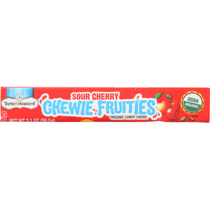 TORIE & HOWARD: Candy Fruit Chewie Sour Cherry Stick Original, 2.1 oz