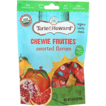TORIE & HOWARD: Fruit Chews Assorted Flavor Orange Bag, 4 oz