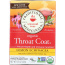 TRADITIONAL MEDICINALS: Organic Throat Coat Lemon Echinacea Herbal Tea 16 Tea Bags, 1.13 oz