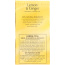 TWININGS OF LONDON: Herbal Lemon & Ginger Naturally Caffeine Free, 20 Tea Bags, 1.06 oz