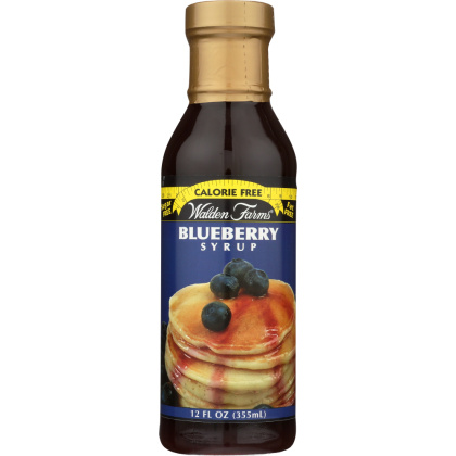WALDEN FARMS: Calorie Free Blueberry Syrup, Sweetened With Splenda, 12 oz