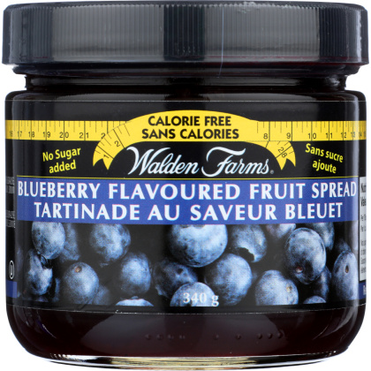 WALDEN FARMS: Calorie Free Fruit Spread Blueberry, 12 oz