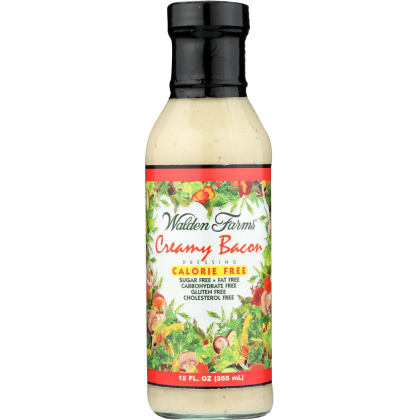 WALDEN FARMS: Calorie Free Salad Dressing Creamy Bacon, 12 oz