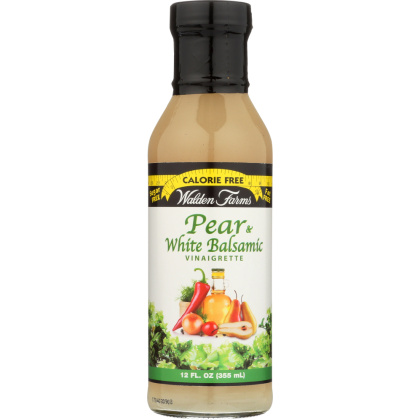WALDEN FARMS: Pear & White Balsamic Vinaigrette Dressing, 12 oz