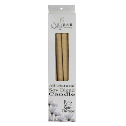 WALLY\'S: Natural Products Paraffin Ear Candles Plain, 4 Candles
