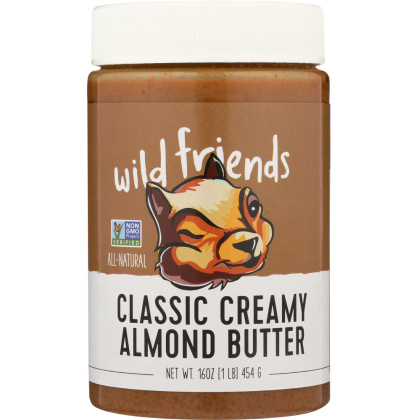 WILD FRIENDS: Almond Butter Classic Creamy, 16 oz