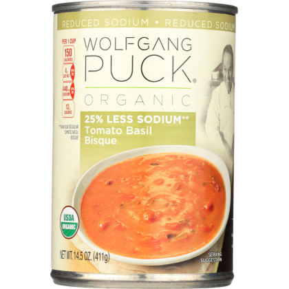 WOLFGANG PUCK: SOUP TOM BASL BISQ RS ORG (14.500 OZ)