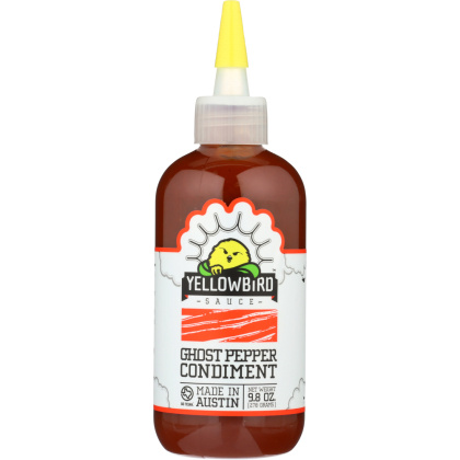 YELLOWBIRD SAUCE Condiment Ghost Pepper, 9.8 oz
