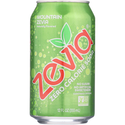 ZEVIA: Zero Calorie Soda Mountain Zevia 6-12 fl oz, 72 fl oz